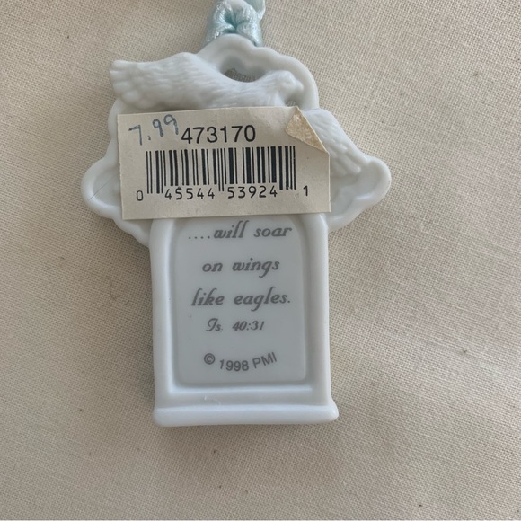 Enesco Precious Moments Porcelan Oraments with Ribbons Set of 5 - Picture 10 of 11